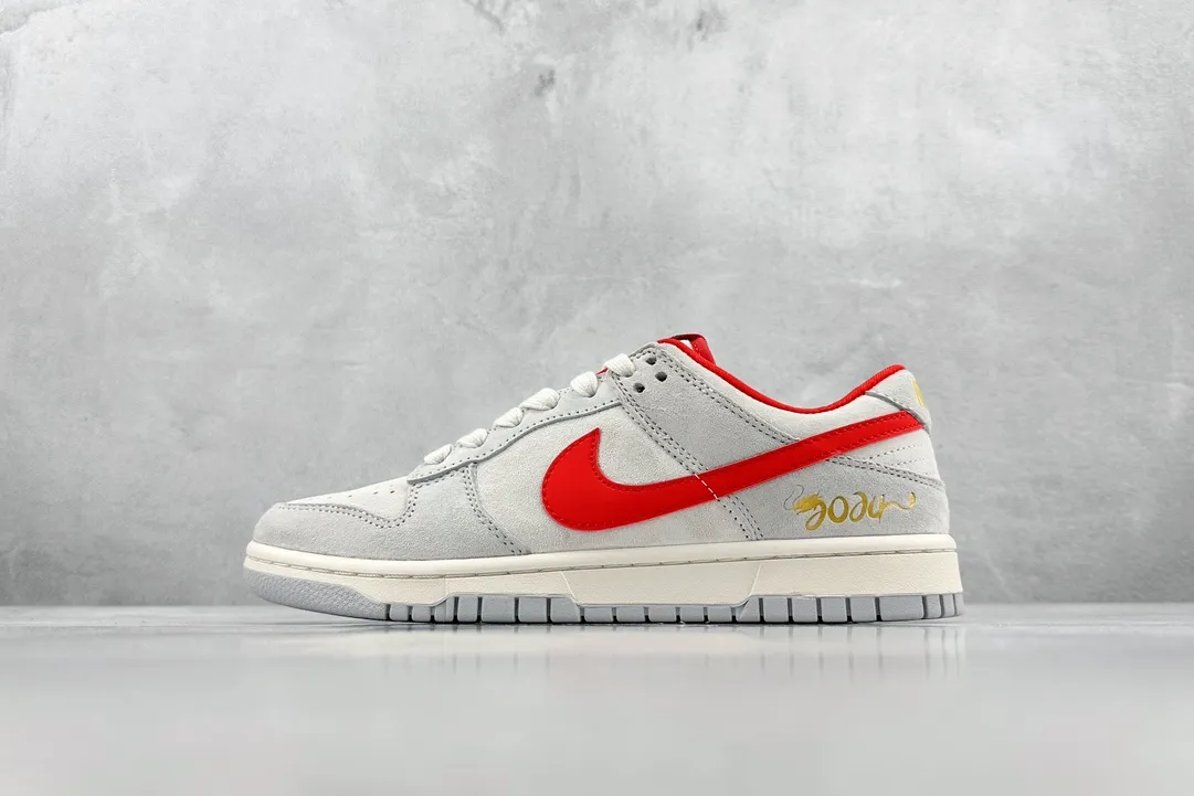 Packable Nike Dunk Low Gold Dragon Beige Red Low – Replica Nikes & Rep Shoes Collection 1584