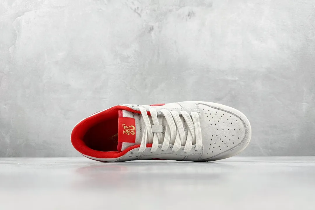 Packable Nike Dunk Low Gold Dragon Beige Red Low – Replica Nikes & Rep Shoes Collection 1584