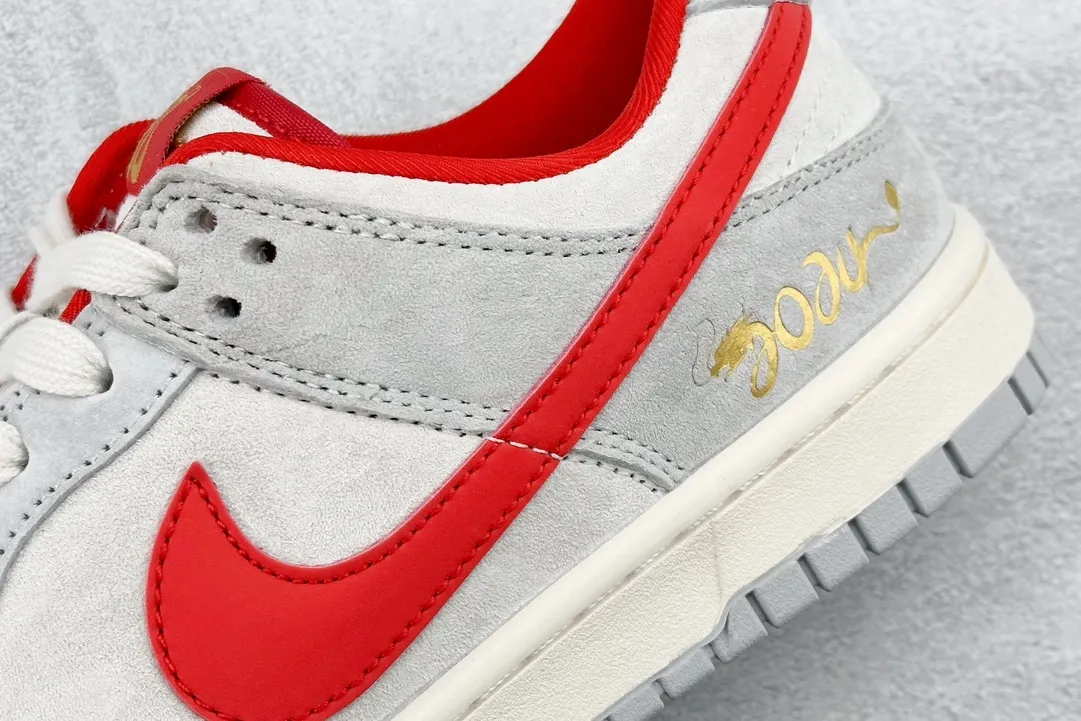 Packable Nike Dunk Low Gold Dragon Beige Red Low – Replica Nikes & Rep Shoes Collection 1584