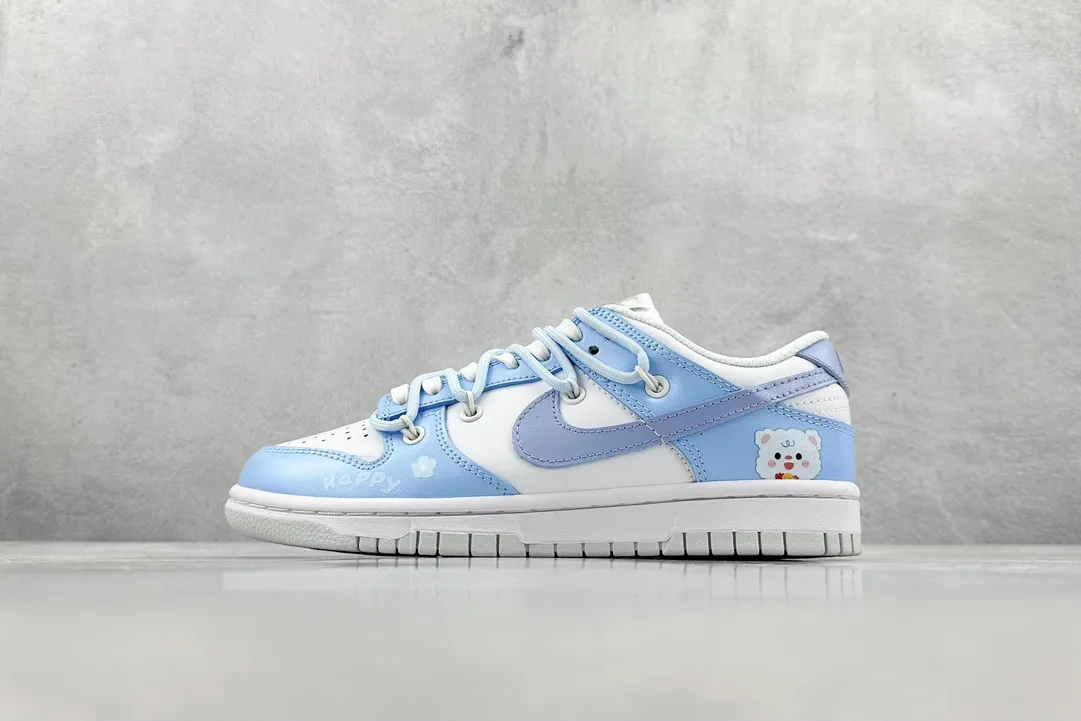 Unisex Nike Dunk Low Happy Little Lamb White Blue – Replica Nikes & Fake Nike Shoes 1588