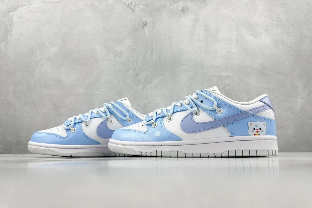 Unisex Nike Dunk Low Happy Little Lamb White Blue – Replica Nikes & Fake Nike Shoes 1588