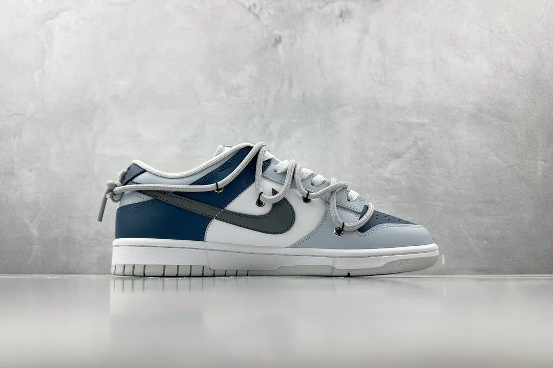 NewStyle Nike Dunk Low Neutral Grey Blue White – Replica Nikes & Rep Shoes Collection 1553