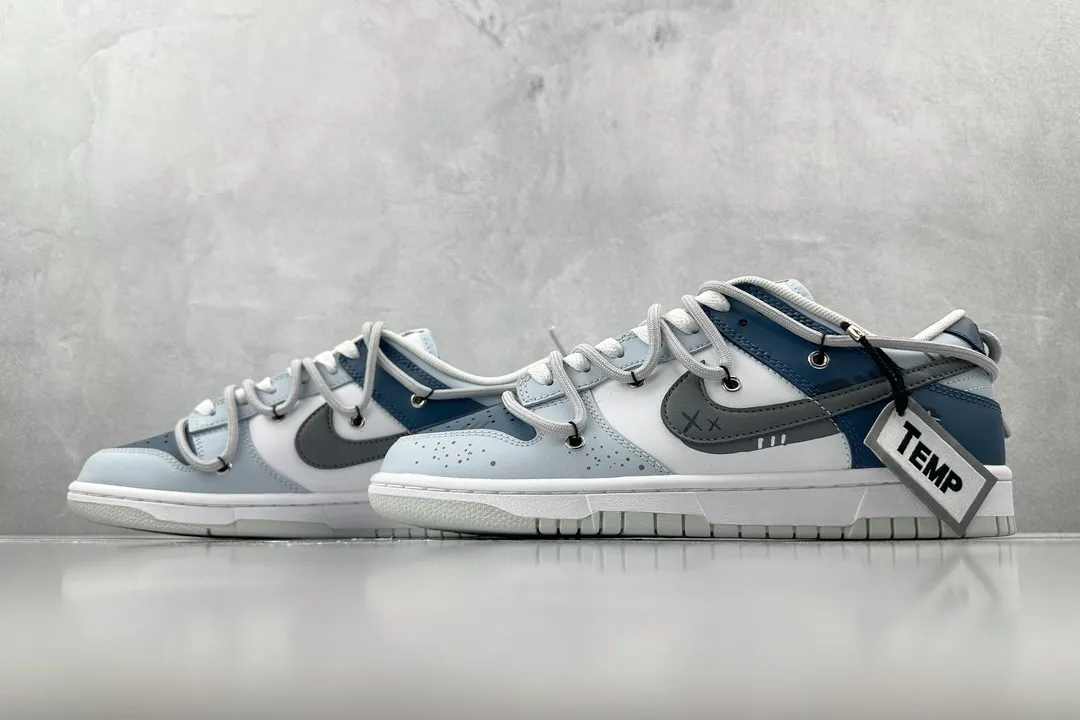 NewStyle Nike Dunk Low Neutral Grey Blue White – Replica Nikes & Rep Shoes Collection 1553