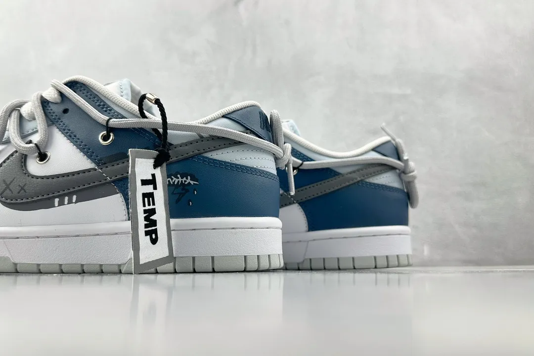 NewStyle Nike Dunk Low Neutral Grey Blue White – Replica Nikes & Rep Shoes Collection 1553