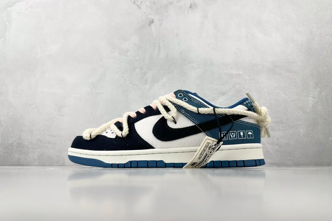 Chic Nike Dunk Low Obsidian Blue Custom Rep Shoes – Replica Nikes 1537