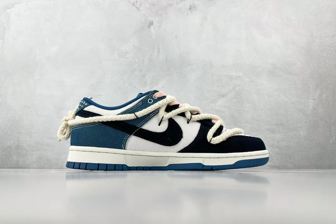 Chic Nike Dunk Low Obsidian Blue Custom Rep Shoes – Replica Nikes 1537