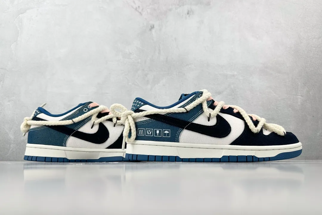 Chic Nike Dunk Low Obsidian Blue Custom Rep Shoes – Replica Nikes 1537