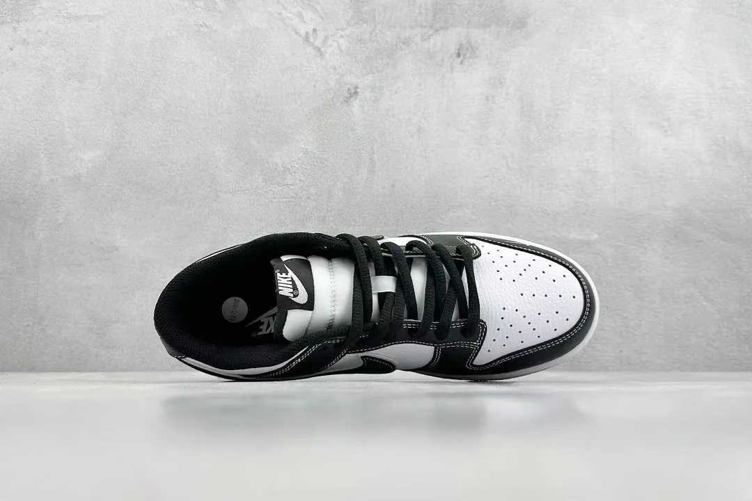 Seasonal Nike Dunk Low Panda RM2308 Black White Replica Shoes 1555