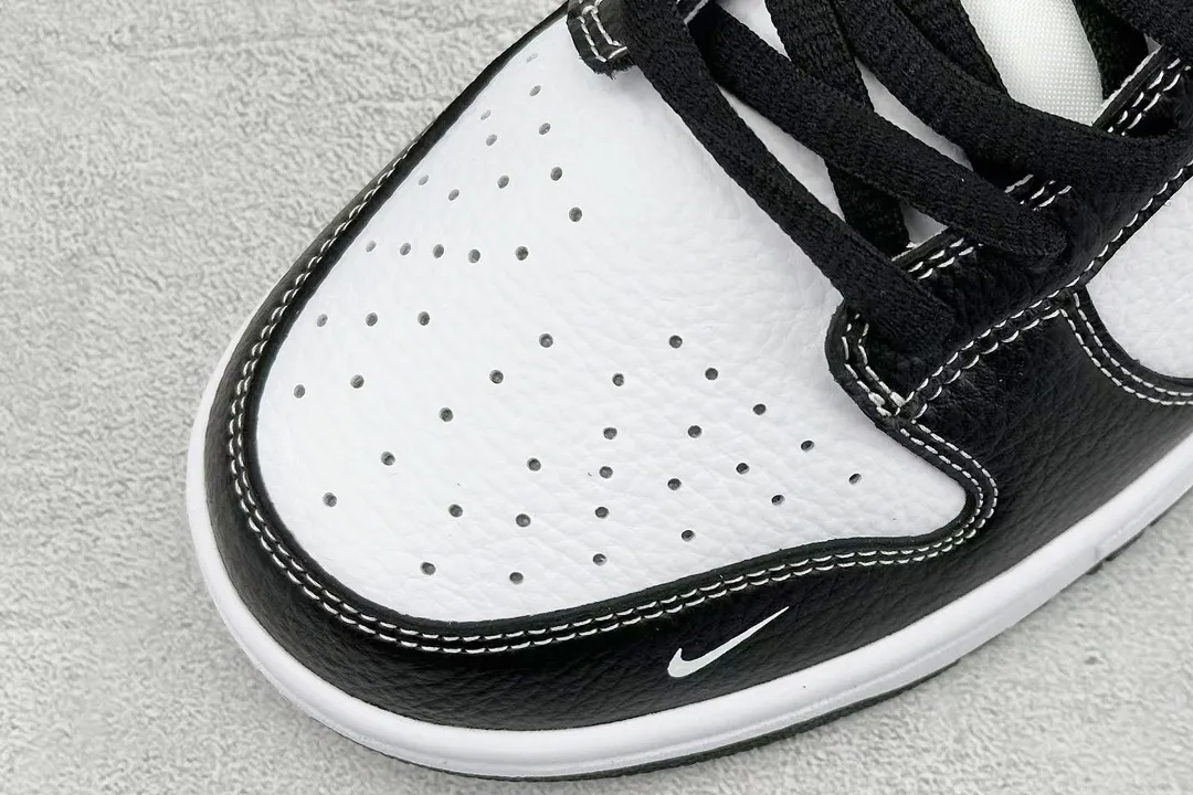 Seasonal Nike Dunk Low Panda RM2308 Black White Replica Shoes 1555
