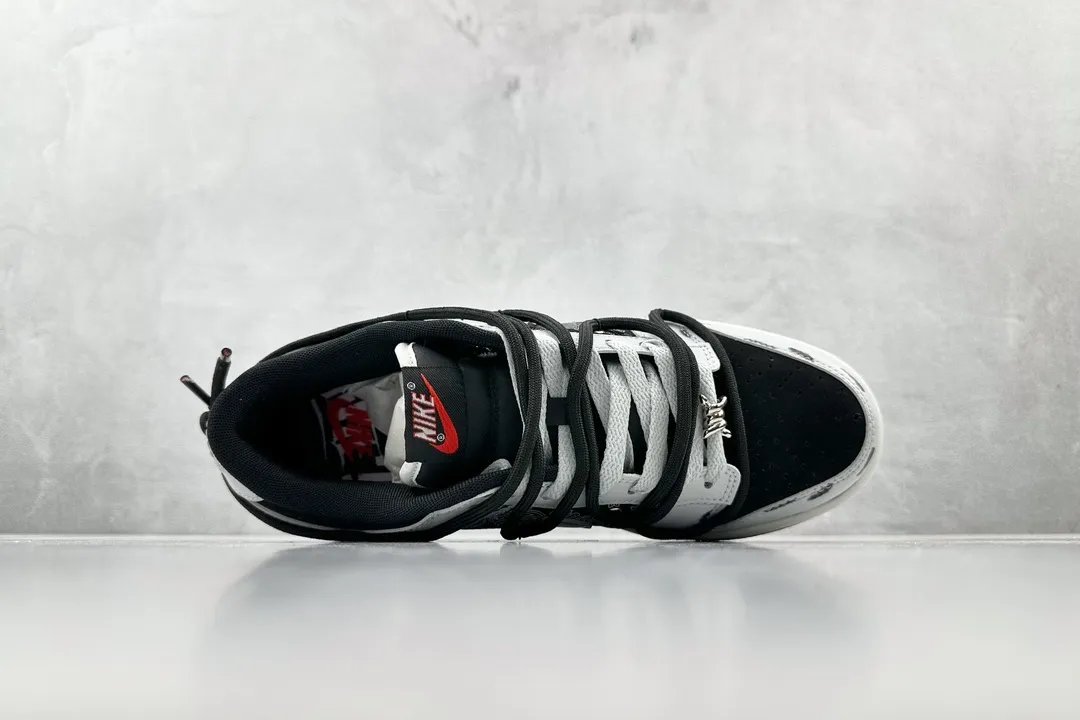 Nike Dunk Low Poker Cards Black Grey Silver – Replica Nikes & Rep Shoes Breathable 1547