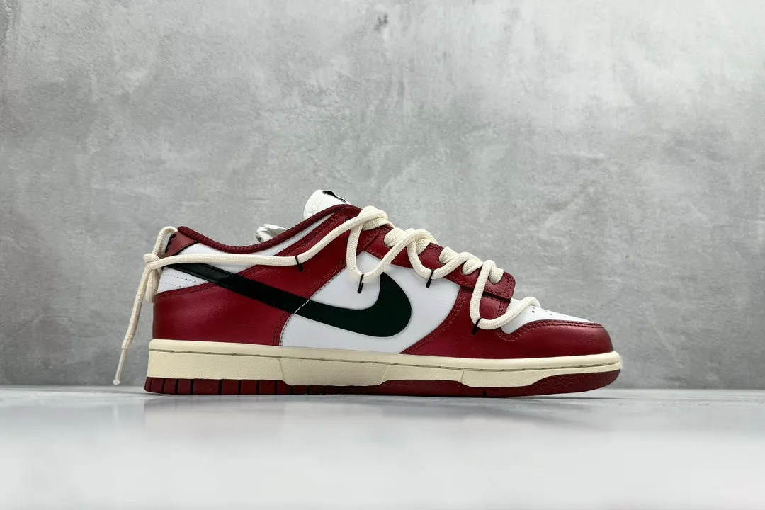Nike Dunk Low Red Vineyard White Burgundy –  Replica Nikes & Rep Shoes Collection Trendsetting 1549