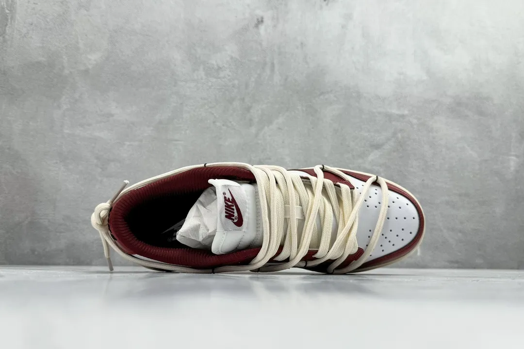 Nike Dunk Low Red Vineyard White Burgundy –  Replica Nikes & Rep Shoes Collection Trendsetting 1549