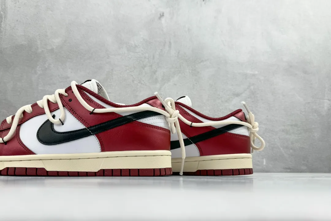 Nike Dunk Low Red Vineyard White Burgundy –  Replica Nikes & Rep Shoes Collection Trendsetting 1549