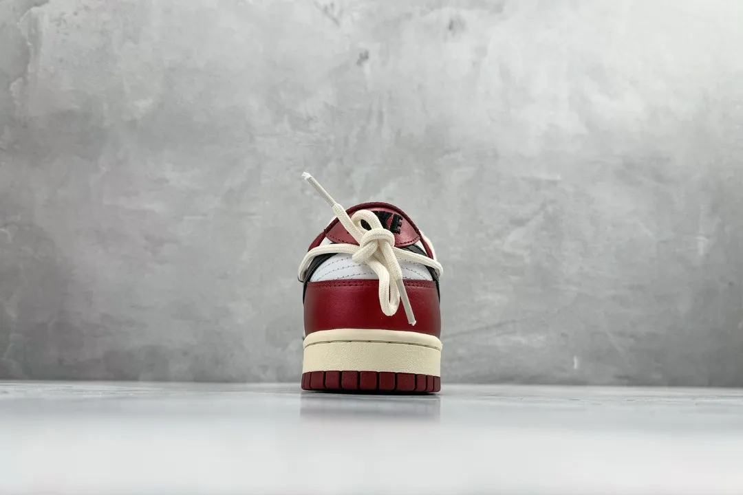Nike Dunk Low Red Vineyard White Burgundy –  Replica Nikes & Rep Shoes Collection Trendsetting 1549