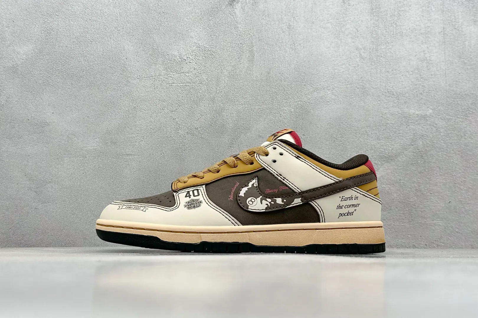 Classic Nike Dunk Low Vintage Beige Skate Shoes – Replica Nikes & Fake Nike Shoes 1559