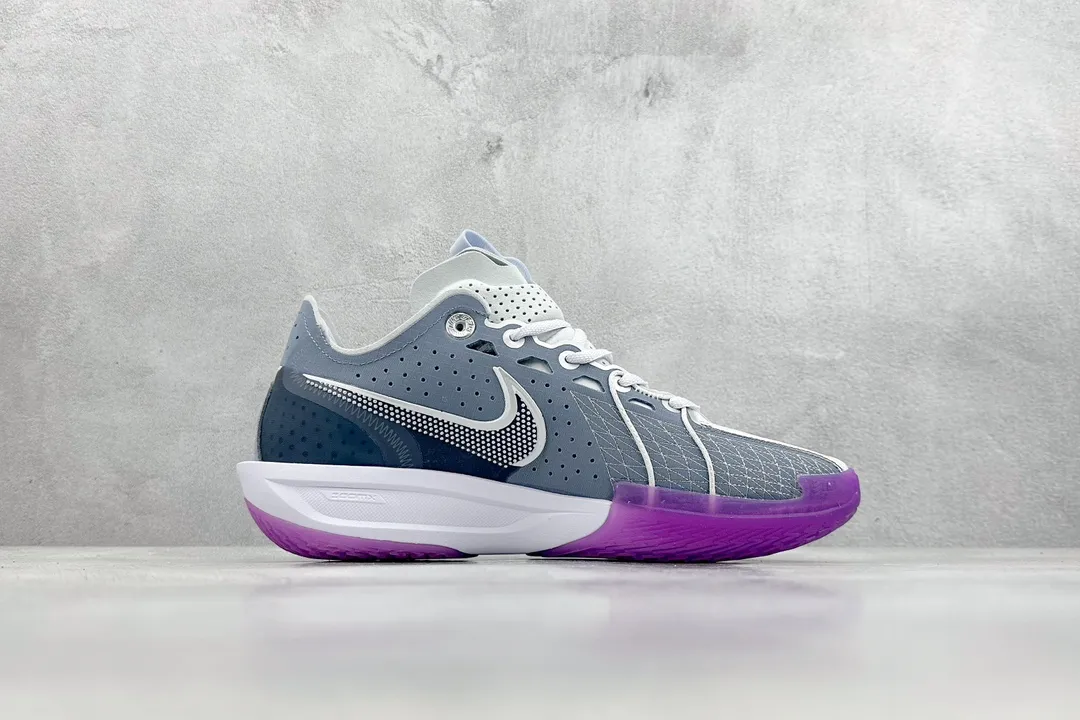 Nike G.T. Cut 3 EP Basketball Shoes – Purple White – Performance Style with Nike Replica Design Snug 1494