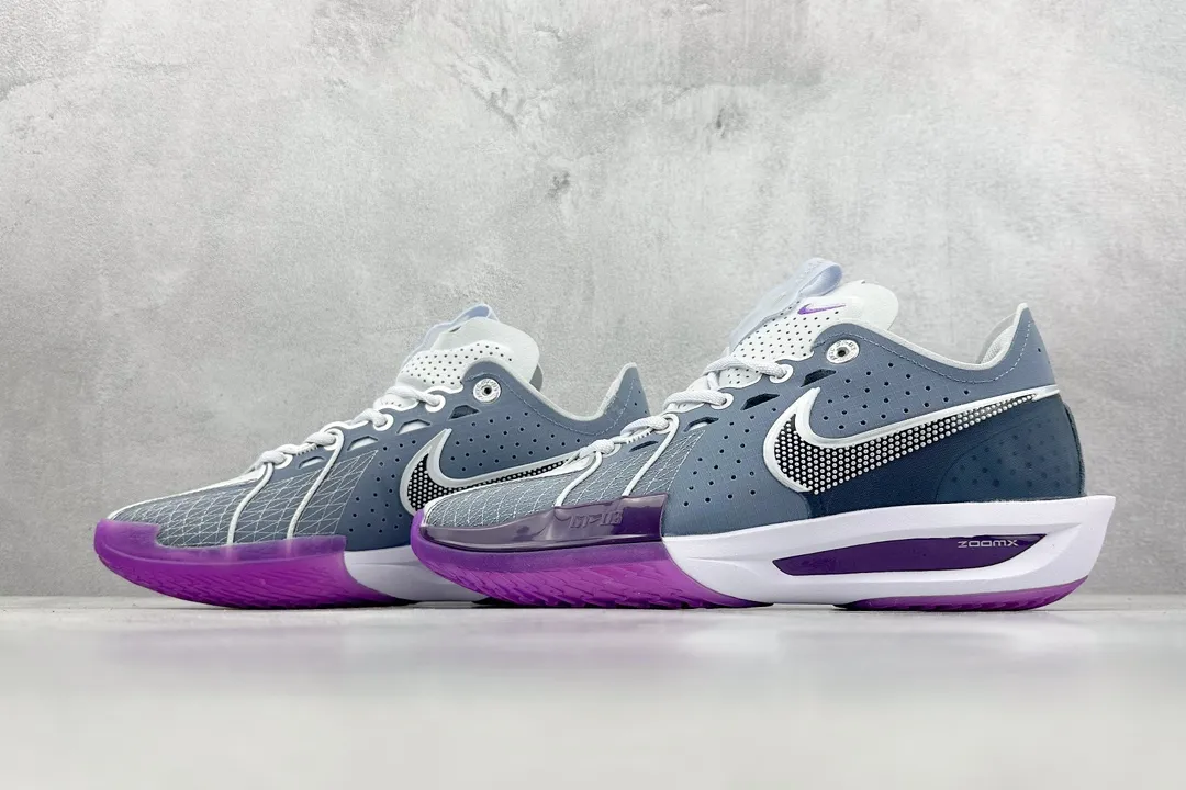 Nike G.T. Cut 3 EP Basketball Shoes – Purple White – Performance Style with Nike Replica Design Snug 1494