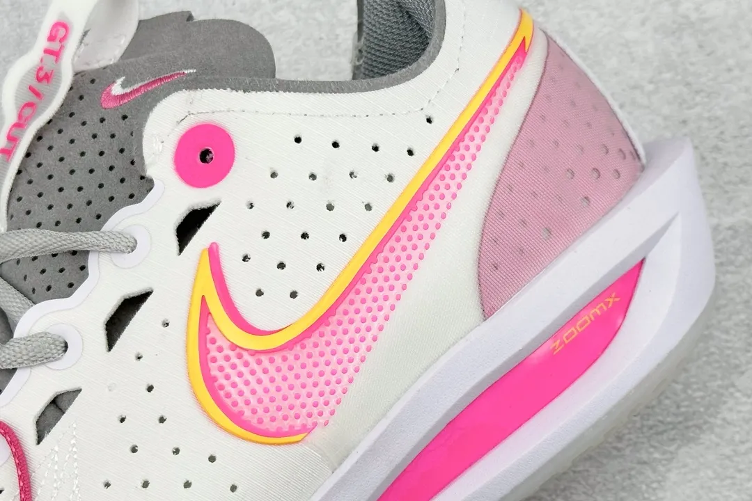 FastDry Nike G.T. Cut 3 EP Basketball Shoes – White Pink, Performance Style with  Replica Nike Design and Rep Shoes Quality 1497