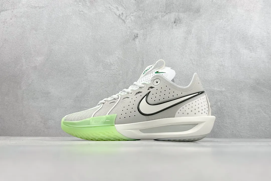 Modern Nike G.T. Cut 3 EP GT3 Basketball Shoes – White Black Green, Performance Style with Nike Replica Design and Rep Shoes Look 1492