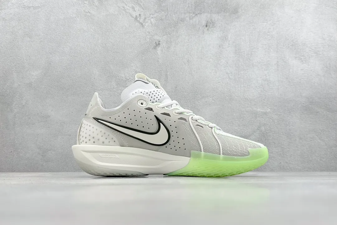 Modern Nike G.T. Cut 3 EP GT3 Basketball Shoes – White Black Green, Performance Style with Nike Replica Design and Rep Shoes Look 1492