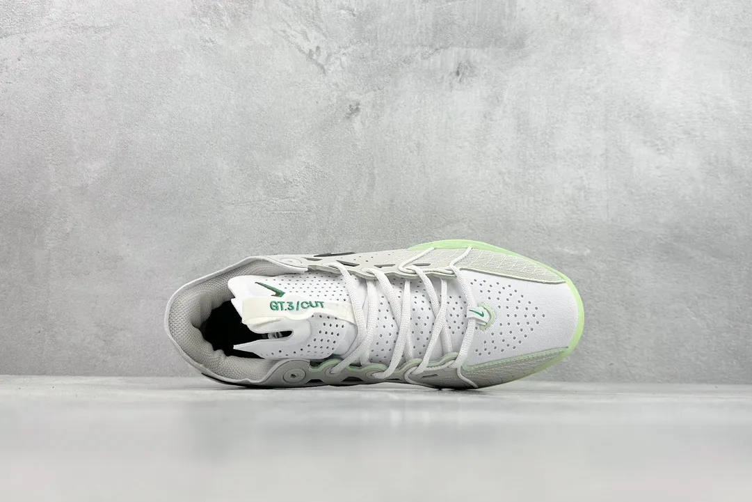 Modern Nike G.T. Cut 3 EP GT3 Basketball Shoes – White Black Green, Performance Style with Nike Replica Design and Rep Shoes Look 1492