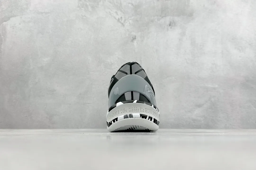 Nike Kobe 8 System – Black White –  350 R Version Rep Basketball Shoes with Premium Nike Replica Design SmoothTexture 1498