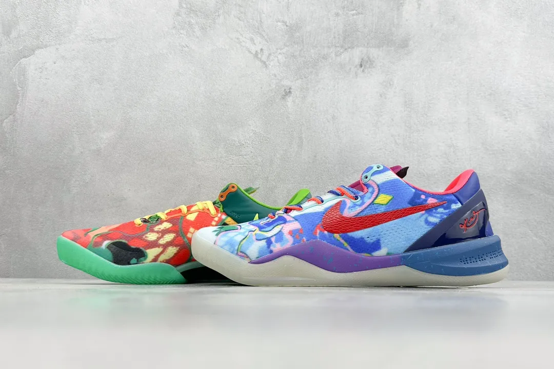 Nike Kobe 8 System – Multicolor Blue Red –  350R Version Rep Shoes & Nike Replica Reliable 1499