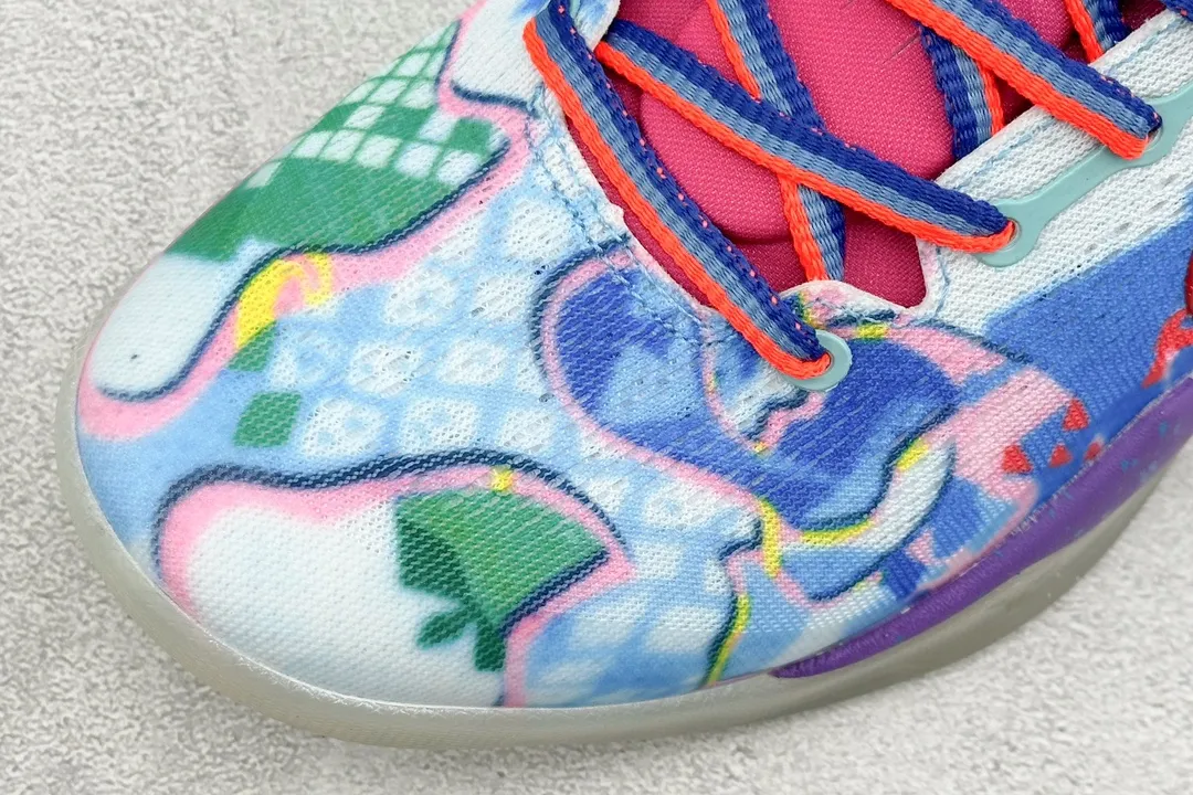 Nike Kobe 8 System – Multicolor Blue Red –  350R Version Rep Shoes & Nike Replica Reliable 1499