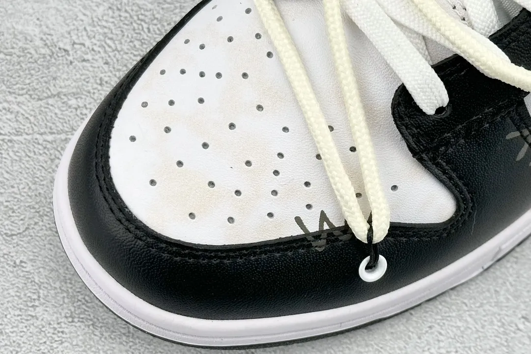 Bright Nike SB Dunk Low Bearbrick Black White Replica Nike Shoes – Rep Shoes Collection 1558