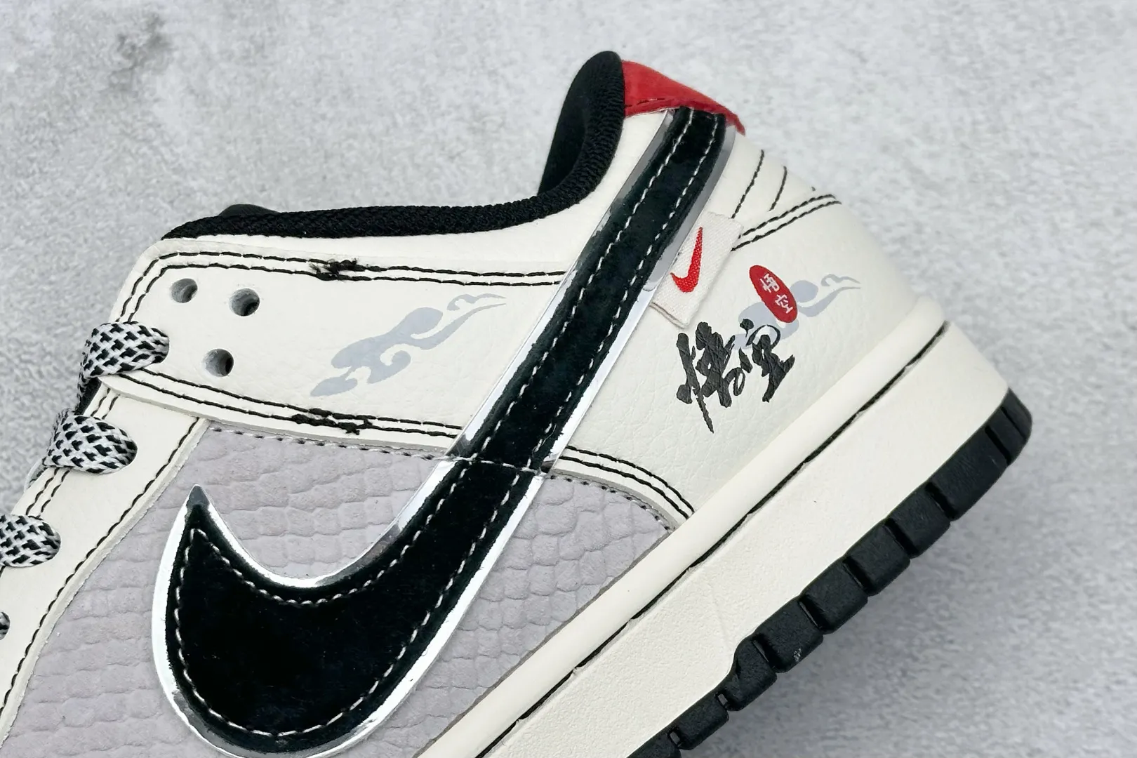 WellDesigned Nike SB Dunk Low Black Goku Light Grey Black – Replica Nikes & Rep Shoes Collection 1612