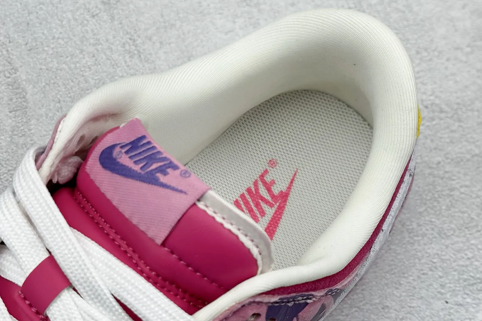 Nike SB Dunk Low Color Embossed Pink White –  Replica Shoes StreetReady 1619