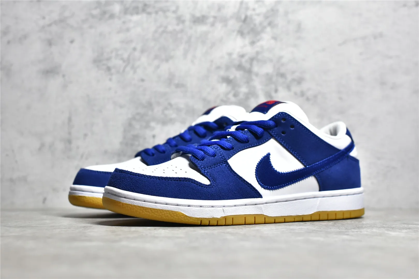 Reliable Nike SB Dunk Low Dodgers White Blue –  Replica Nikes & Rep Shoes Collection 1596