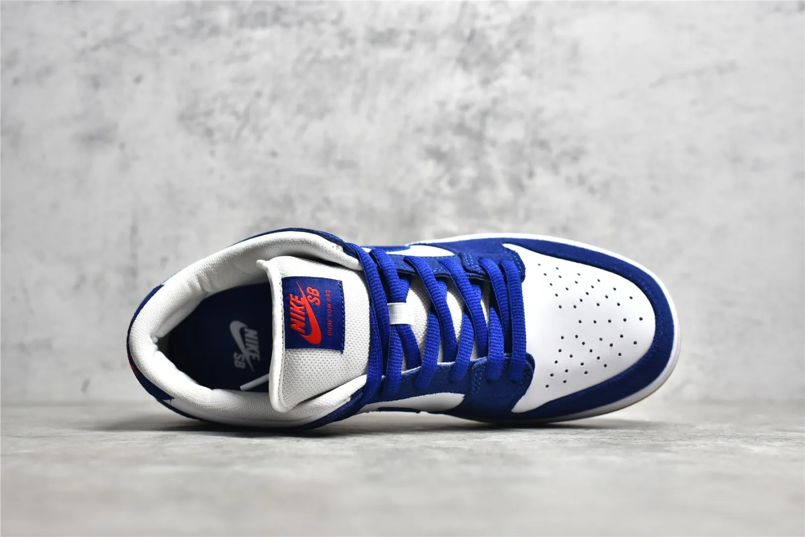 Reliable Nike SB Dunk Low Dodgers White Blue –  Replica Nikes & Rep Shoes Collection 1596