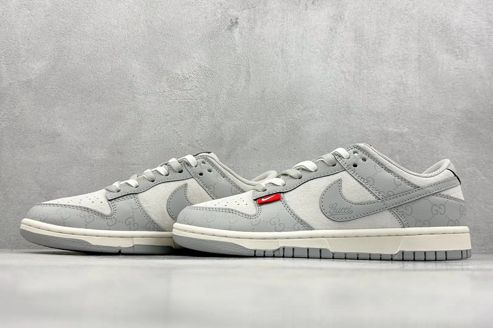 UrbanChic Nike SB Dunk Low Gucci Grey Swoosh –  Rep Shoes & Replica Nikes 1643