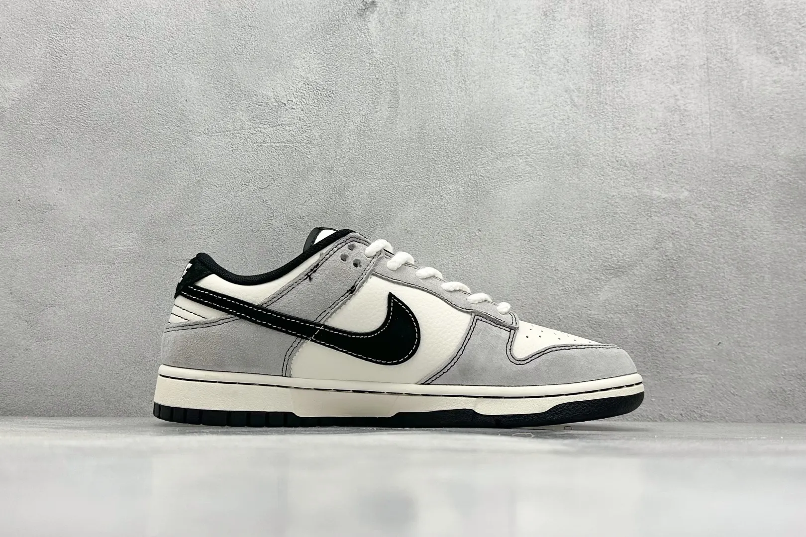 Nike SB Dunk Low KAWS Grey White Black Replica Nike Shoes ZipUp 1630