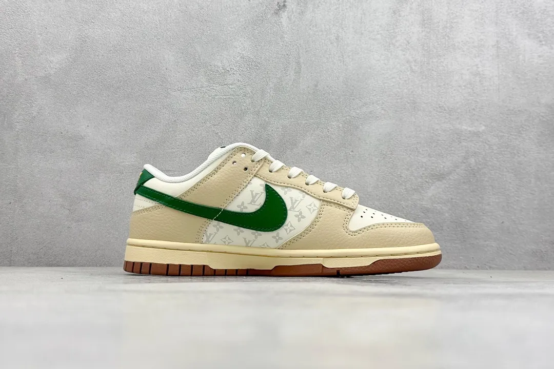 Nike SB Dunk Low LV Beige Green Low –  Replica Nikes & Rep Shoes Durable 1542