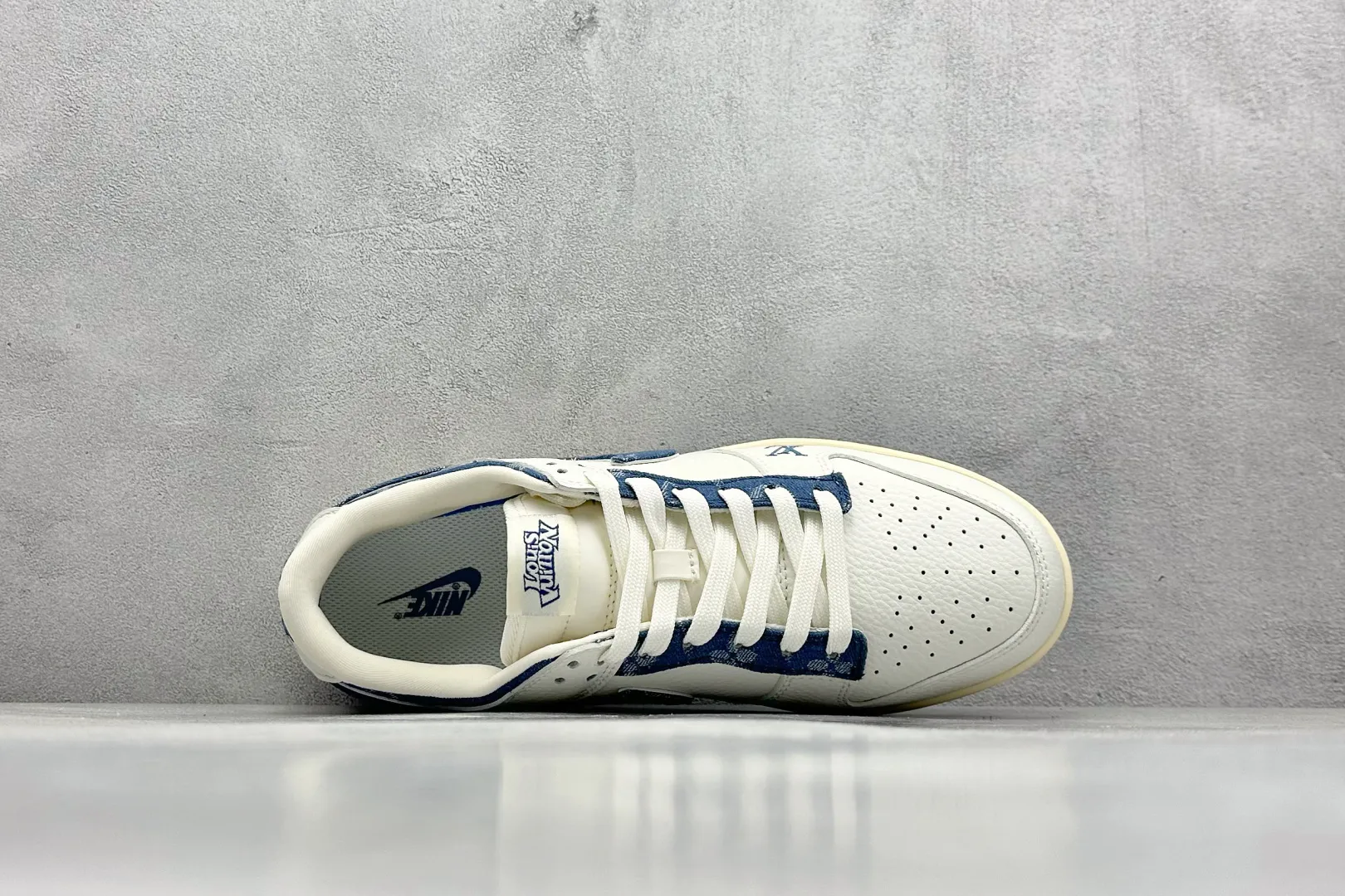 Flexible Nike SB Dunk Low LV Denim Blue Low Top Replica Nike Shoes 1629