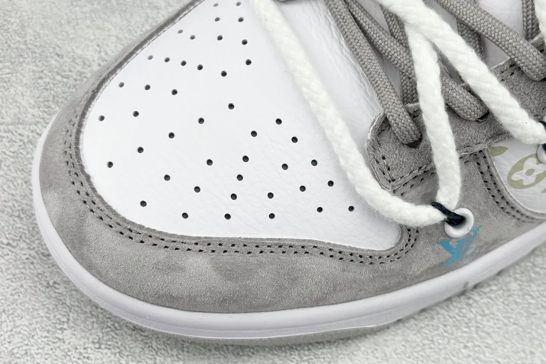 Nike SB Dunk Low LV Grey Black Print –  Replica Nikes & Rep Shoes Collection Bold 1607