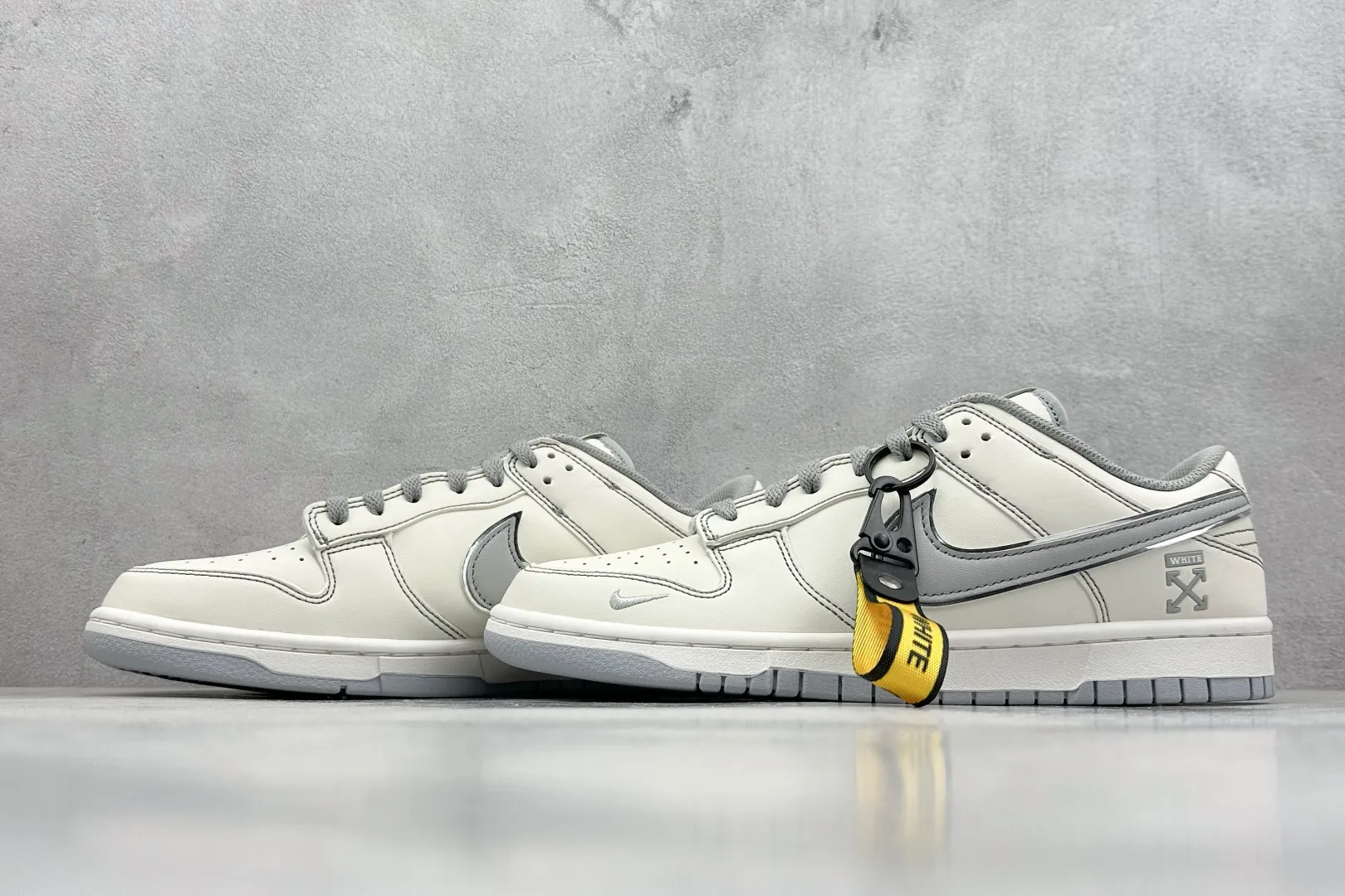 Nike SB Dunk Low Off-White Beige Grey Replica Shoes – Rep Shoes & Nike Replica Comfortable 1646