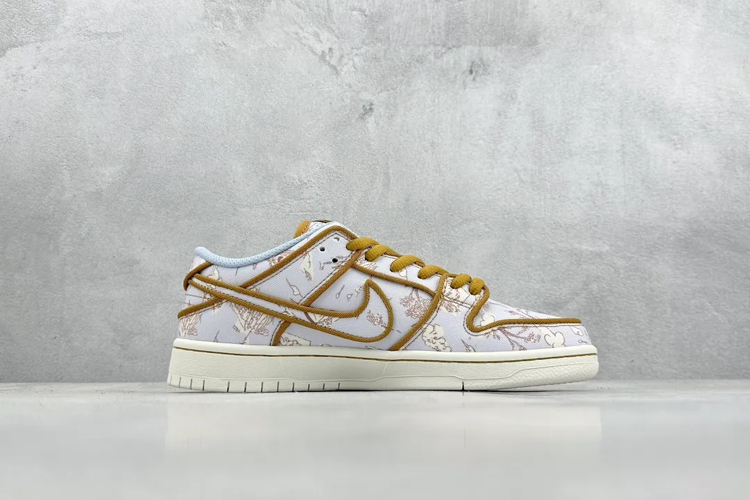 Nike SB Dunk Low  Pastoral Print White – Replica Nikes & Rep Shoes Elegant 1580