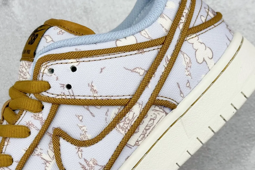 Nike SB Dunk Low  Pastoral Print White – Replica Nikes & Rep Shoes Elegant 1580