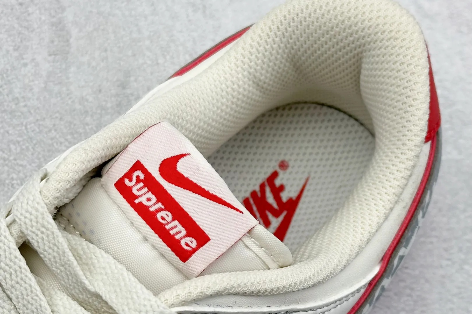 Nike SB Dunk Low SUP White Red Grey –  Rep Shoes & Replica Nikes FashionForward 1638