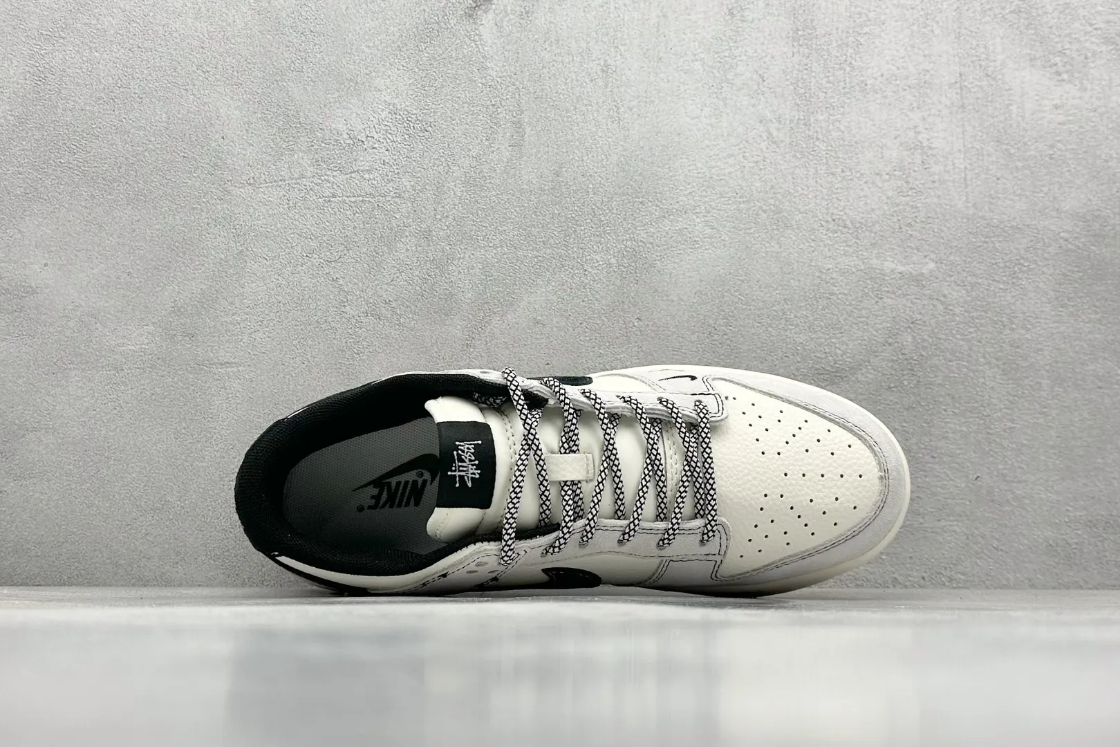 Chic Nike SB Dunk Low Stussy Black Swoosh –  Replica Nikes & Rep Shoes Collection 1576