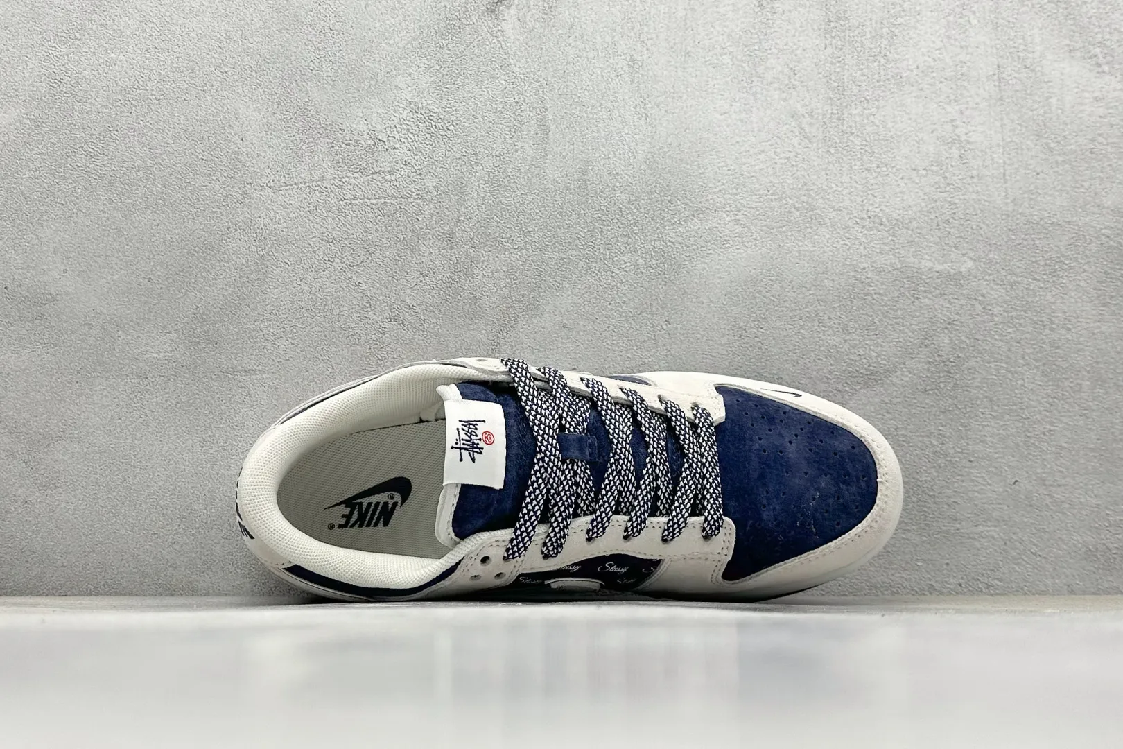 Nike SB Dunk Low Stussy Grey Blue Low –  Replica Nikes & Rep Shoes Youthful 1572