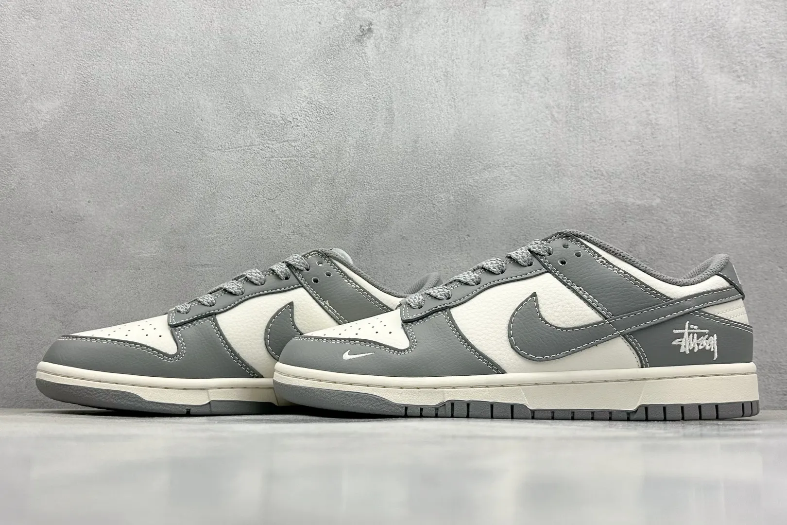 Supportive Nike SB Dunk Low Stussy Grey White Low –  Replica Nikes & Rep Shoes Collection 1611