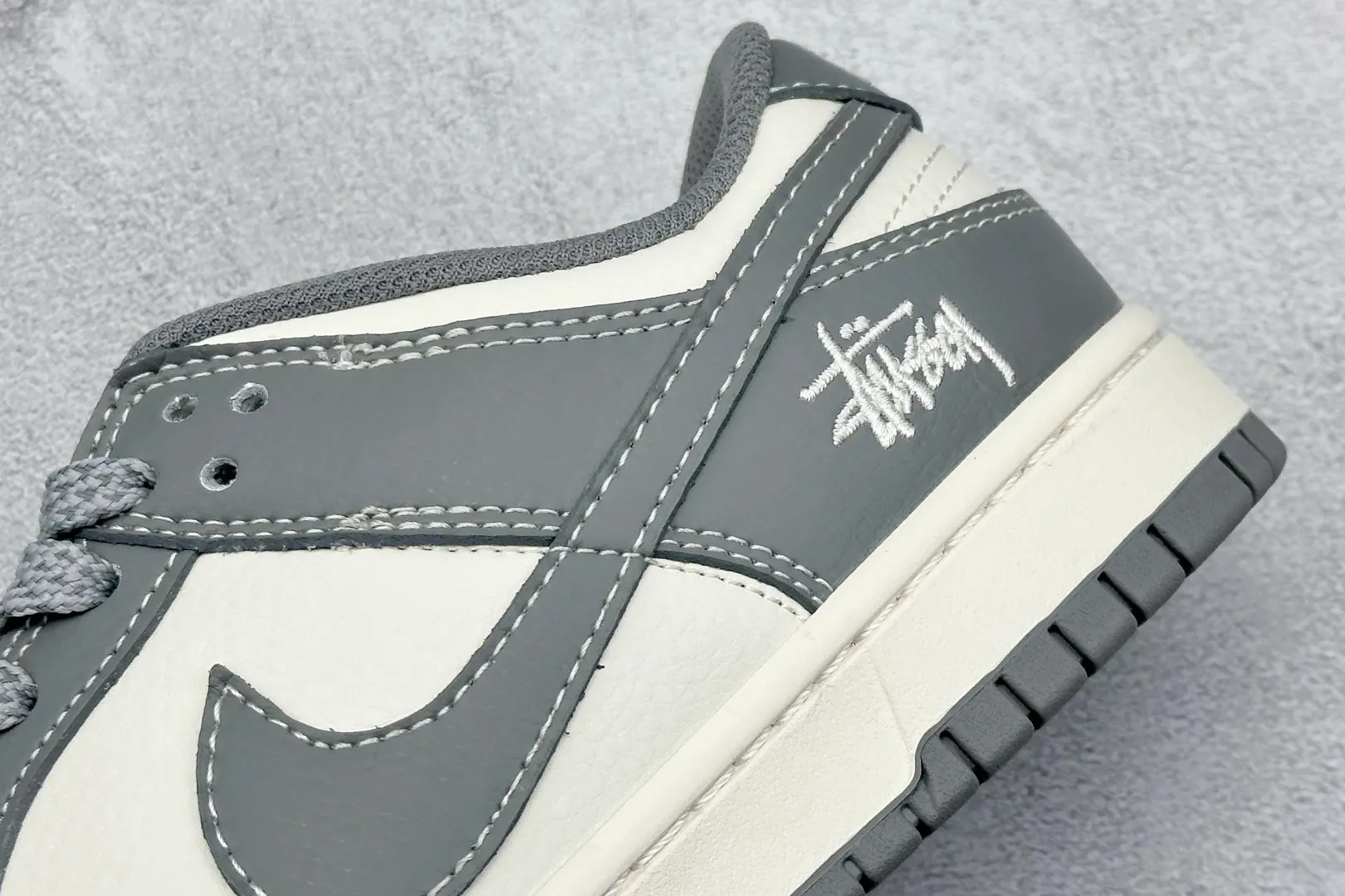 Supportive Nike SB Dunk Low Stussy Grey White Low –  Replica Nikes & Rep Shoes Collection 1611
