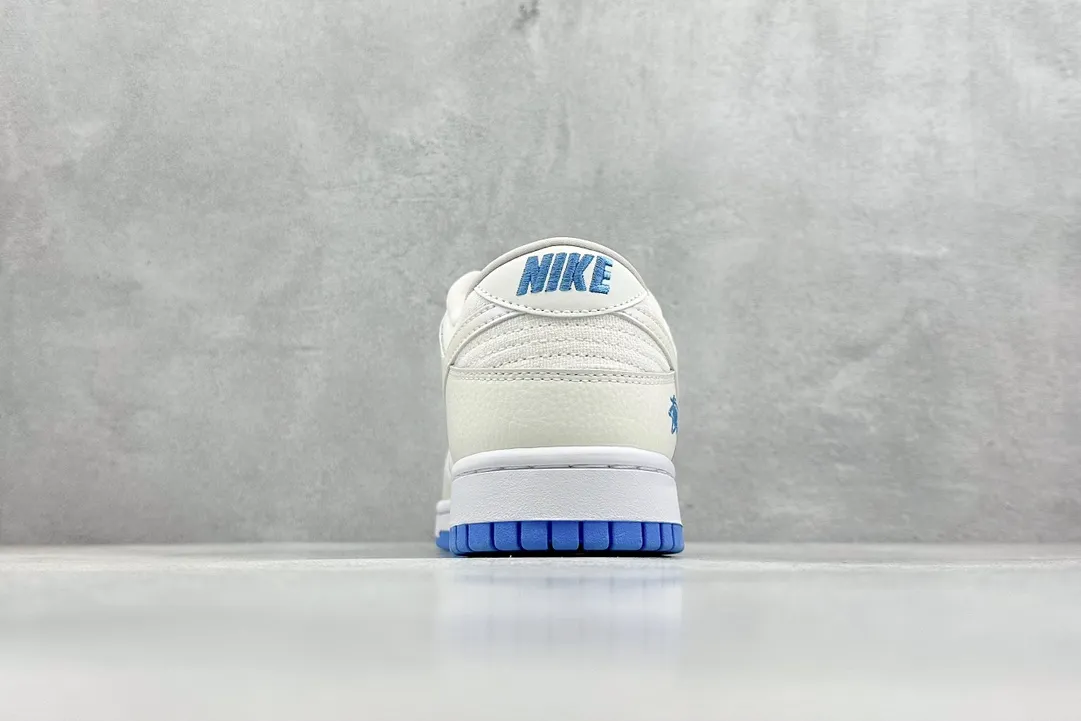 Nike SB Dunk Low Stussy White Blue –  Rep Shoes & Replica Nikes Packable 1650