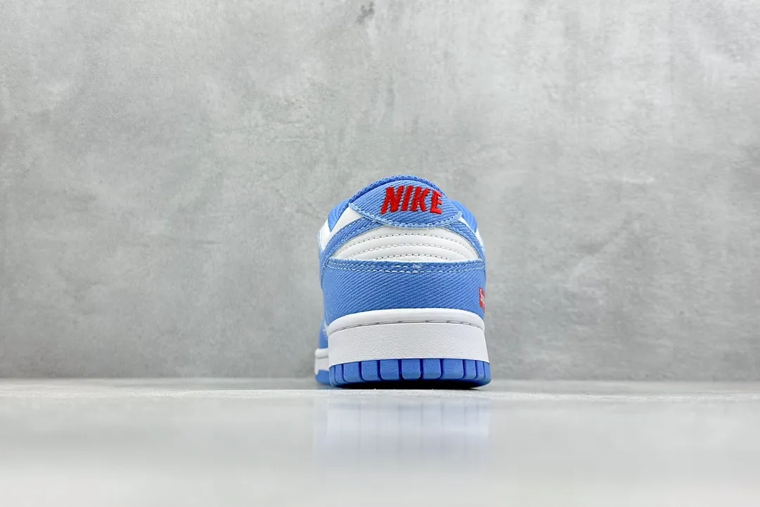 Nike SB Dunk Low Supreme Blue White –  Rep Shoes & Replica Nikes Breathable 1658