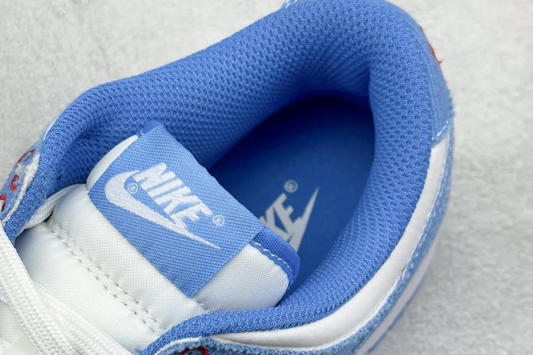 Nike SB Dunk Low Supreme Blue White –  Rep Shoes & Replica Nikes Breathable 1658