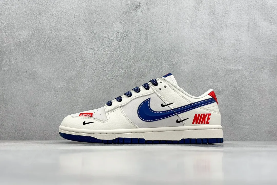 Nike SB Dunk Low Supreme Cream Blue –  Rep Shoes & Replica Nikes Chic 1652